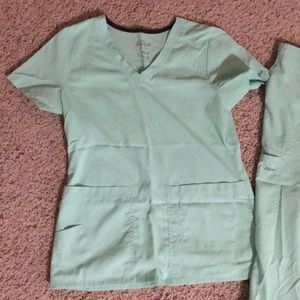 Mint color scrub set